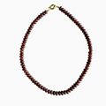 Saddle Brown Candy Stone Necklace