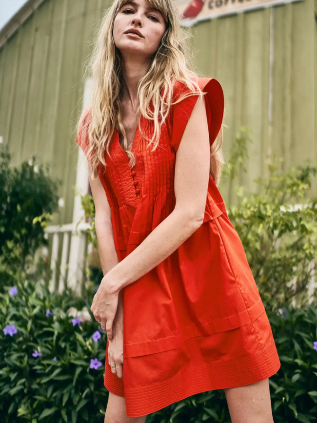 Hunter Bell Parker Dress in Aces Red