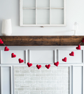 Red Heart Garland