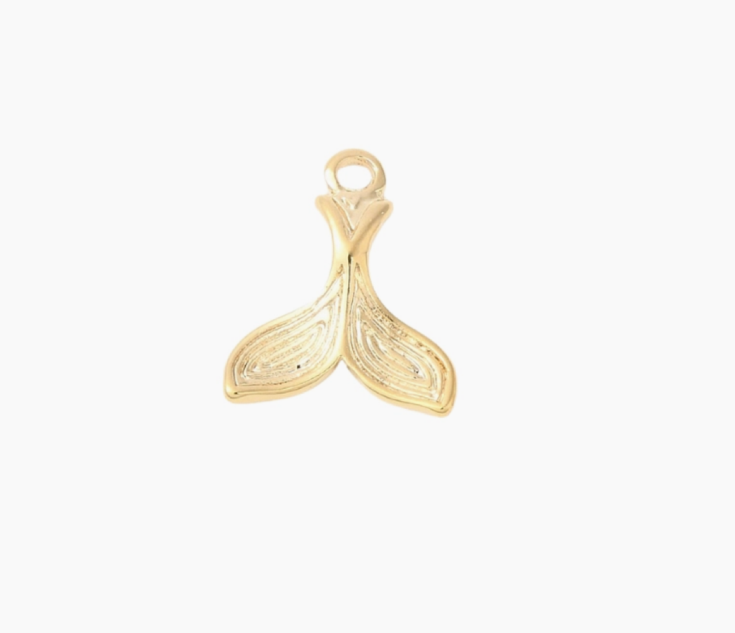 Gold Mermaid Tail Charm