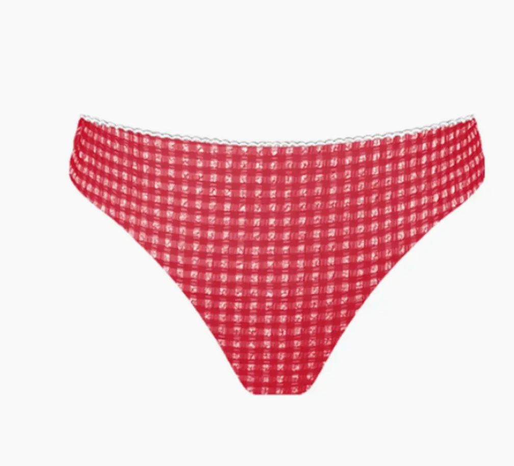 Sconset Bikini Set in Red Gingham