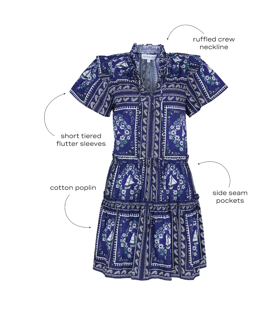 Hunter Bell Merritt Dress in Bon Voyage