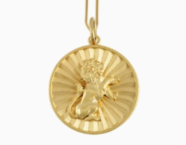 HART Courage & Strength Lion Coin Necklace