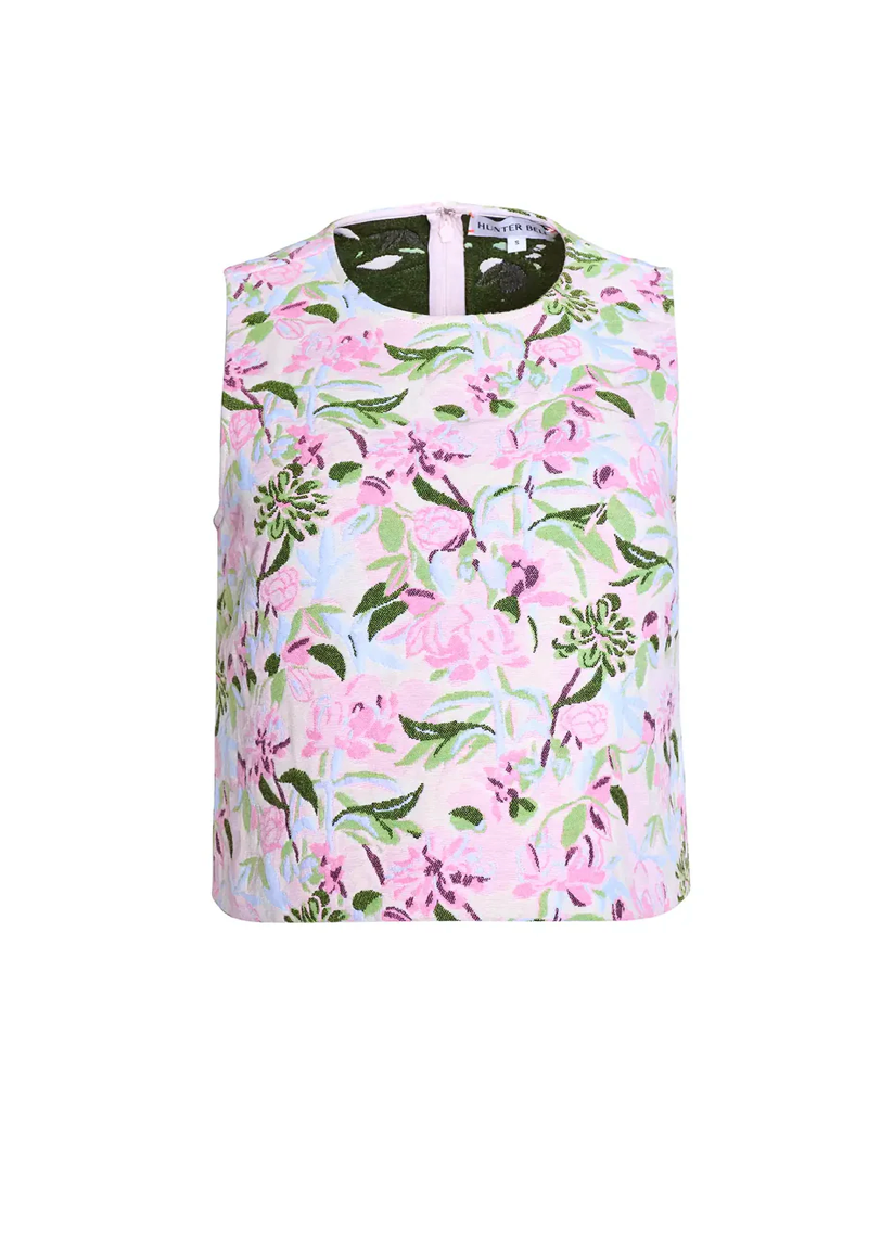 Hunter Bell Rebecca Top in Magnolia Grove Jacquard
