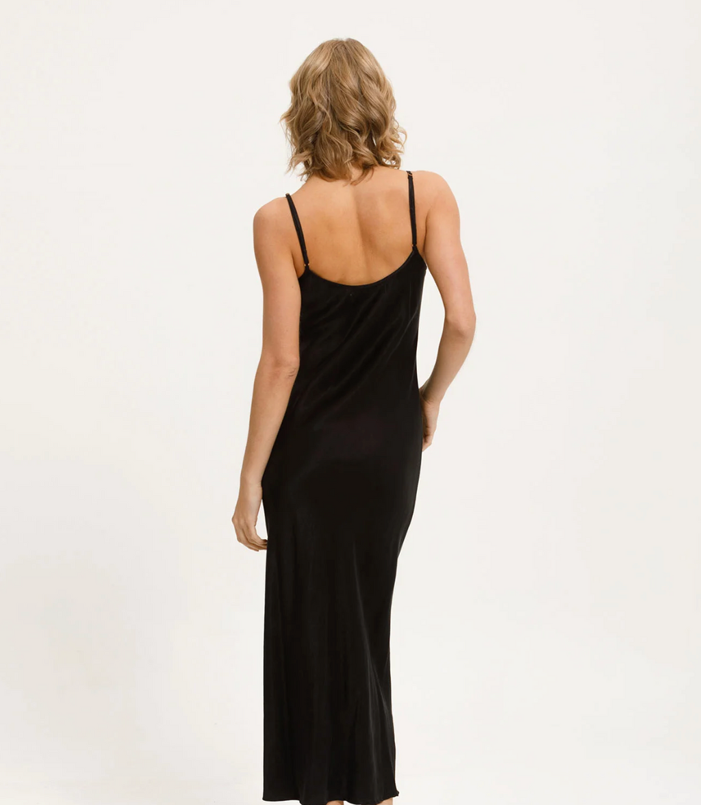 Cali Dreaming Jones Slip Dress in Black