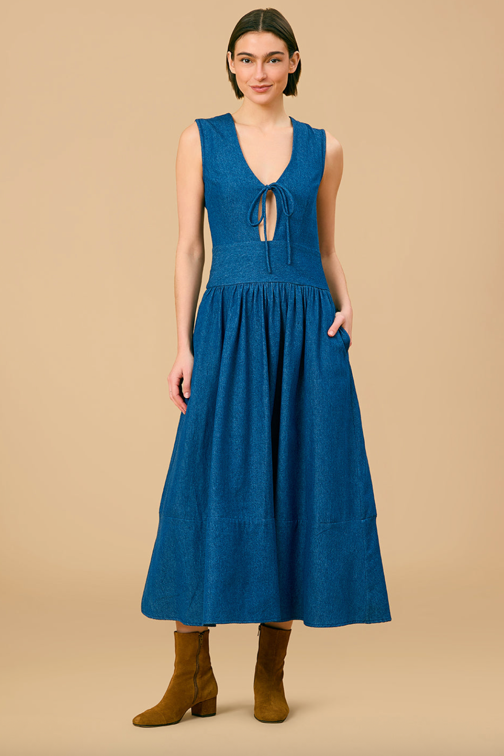 Olivia by Livro Asha Dress in Denim