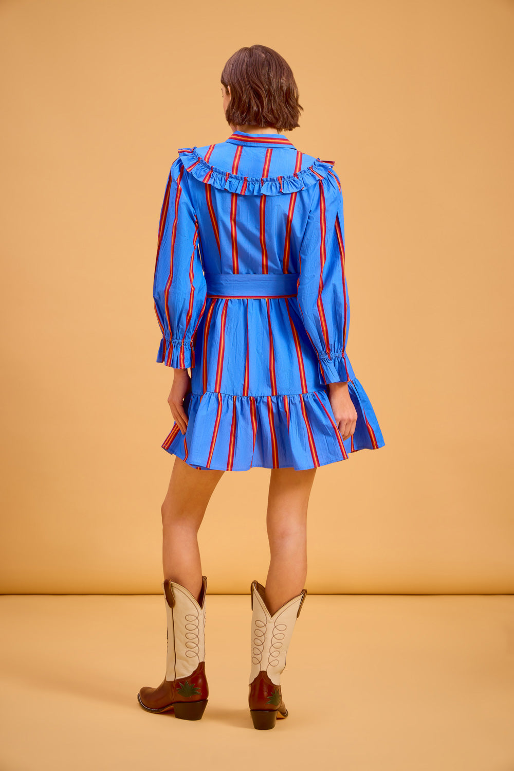 Dale Dress, Ledger Stripe